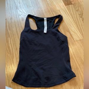 Lululemon Instill Black Tank size 0 worn twice